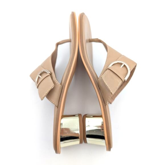 Anne Klein Tamsen Buckle Slide Sandal Women's Biscotti Size US10M EU41 - Picture 9 of 10